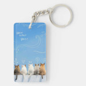 Lieve katten sleutelhanger (achterkant)
