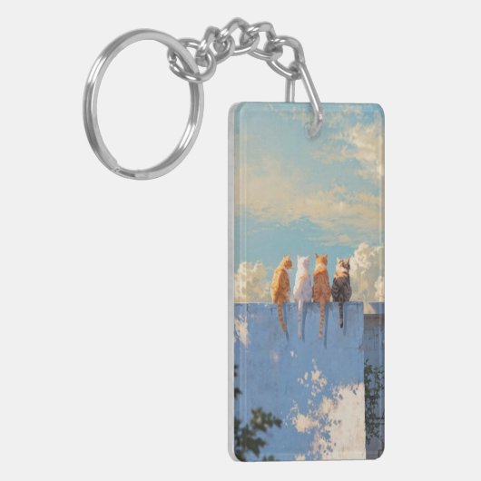 Lieve katten sleutelhanger (Voorkant Links)