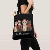 Lieve Kattenmoeder Kerstmis Kattenliefhebber Cadea Tote Bag (Dichtbij)