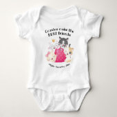 Lieve Kattenneven Maak de Beste Vrienden Custom Romper (Voorkant)