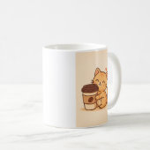 Lieve kattenpublicaties koffiemok (Voorkant rechts)
