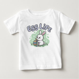 Lieve Kawaii Ei Leven Konijn Illustratie