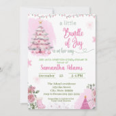 Lieve kerst-baby shower uitnodiging   (Voorkant)