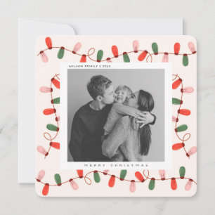 Lieve Kerst Familie Foto kerst vakantie ansichtkaa Feestdagenkaart