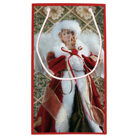 Lieve kerstangel klein cadeauzakje (Achterkant)