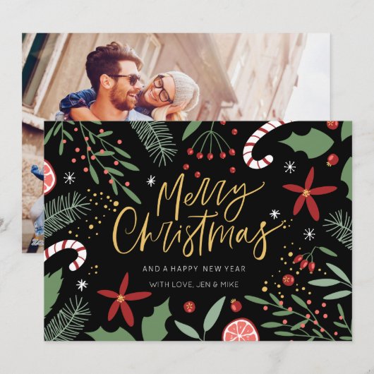 Lieve kerstboelendos | Kerstkaart met foto (Voorkant / Achterkant)