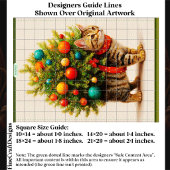 Lieve Kerstboom Kat/Kittens FN8R Decoupage Tissuepapier