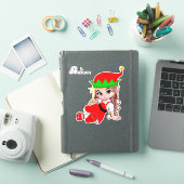 Lieve Kerstelf Sticker (iPad Cover)