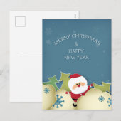 Lieve kerstkaart feestdagenkaart (Voorkant / Achterkant)