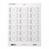 Lieve Kerstkabouter Jongen met Monogram Etiket (Full Sheet)