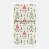 Lieve Kerstkabouter Scandinavisch Servet (Voorkant)
