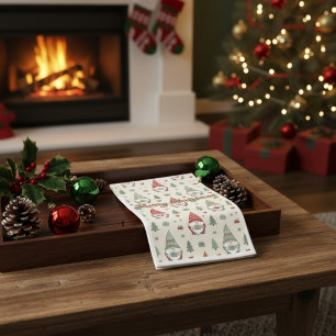 Lieve Kerstkabouter Scandinavisch Servet