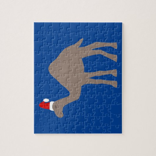 Lieve Kerstkameel Legpuzzel (Verticaal)