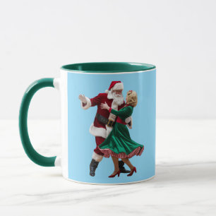 Lieve Kerstman aan het Dansen Mok