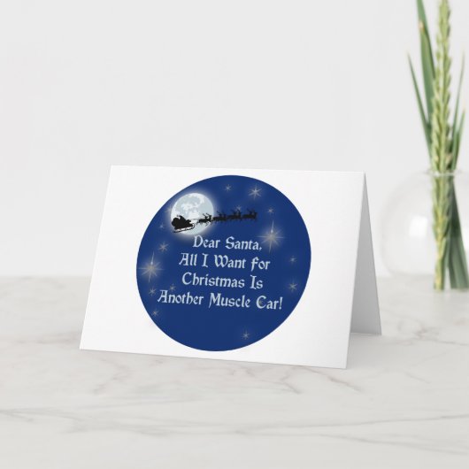 Lieve Kerstman, alles wat ik wil voor Kerstmis is  Feestdagen Kaart (Voorkant)