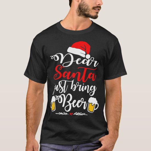 Lieve kerstman, breng alleen maar een kerstfeest m t-shirt (Voorkant)