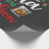 Lieve Kerstman, breng gewoon Bourbon Drink kerst Cadeaupapier (Hoek)