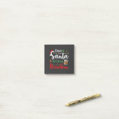 Lieve Kerstman, breng gewoon Bourbon Drink kerst Post-it® Notes (Op bureau)