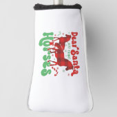 Lieve Kerstman Breng gewoon de Paarden Grappige Ke Golfheadcover (Draai 90)