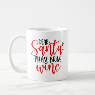 Lieve Kerstman, breng wijn-56564 Koffiemok