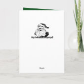 Lieve kerstman....brief van volwassen vrouw feestdagen kaart (Achterkant)