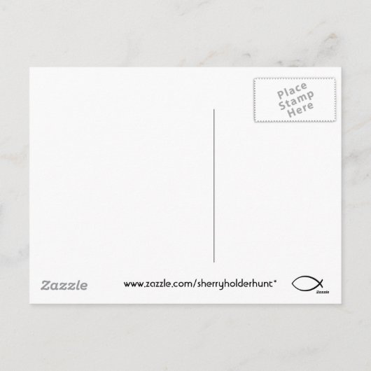 Lieve Kerstman, Briefkaart (Achterkant)