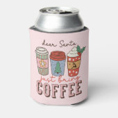 Lieve Kerstman | Christmas Coffee Latte Blikjeskoeler (Blikje Achterkant)