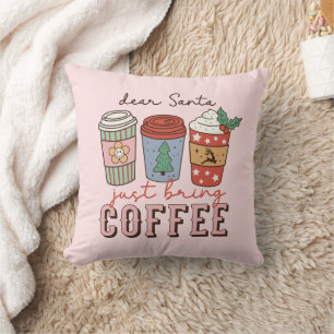 Lieve Kerstman Christmas Coffee Latte Kussen