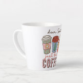 Lieve Kerstman | Christmas Coffee Latte Mok (Linkerhoek)