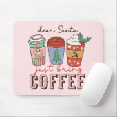 Lieve Kerstman | Christmas Coffee Latte Muismat (Met muis)