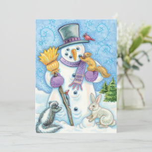 Lieve Kerstman en Dieren Uitnodiging