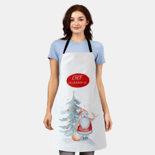 Lieve Kerstman  Feestdagen Schort