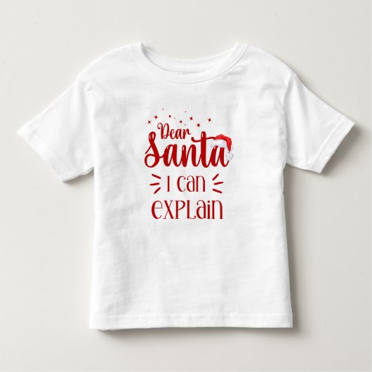 Lieve Kerstman grappig Unisex Kerstmis Kinder Shirts (Voorkant)