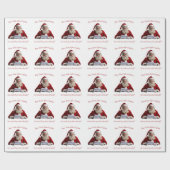 Lieve Kerstman... Grappige kerstman, kerstvakantie Cadeaupapier (Vlak)