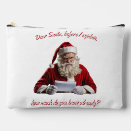 Lieve Kerstman... Grappige kerstman, kerstvakantie Etui