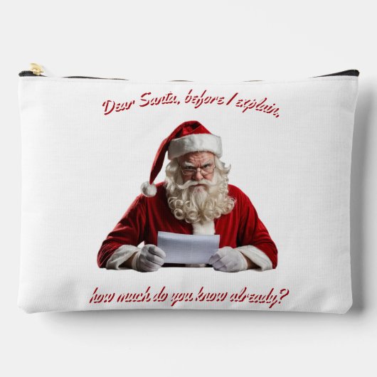 Lieve Kerstman... Grappige kerstman, kerstvakantie Etui (Voorkant)
