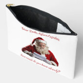 Lieve Kerstman... Grappige kerstman, kerstvakantie Etui (Open)