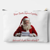 Lieve Kerstman... Grappige kerstman, kerstvakantie Etui (Achterkant)