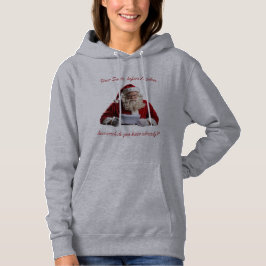 Lieve Kerstman... Grappige kerstman, kerstvakantie Hoodie