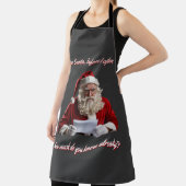 Lieve Kerstman... Grappige kerstman, kerstvakantie Schort (Insitu)