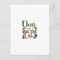 Lieve kerstman, het was de kat