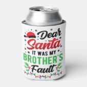 Lieve kerstman... het was de Kinder mislukking van Blikjeskoeler (Blikje Voorkant)