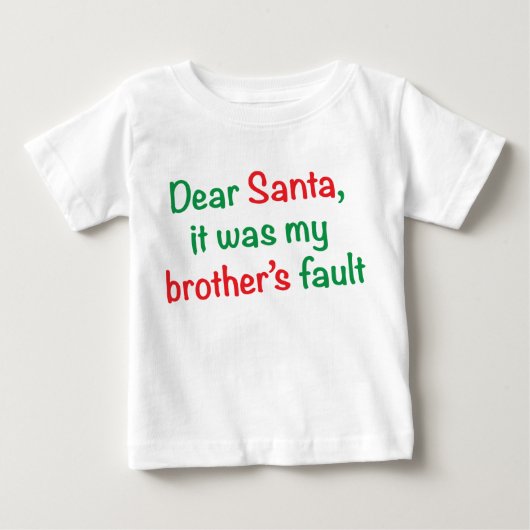 Lieve Kerstman, het was de schuld van mijn broer (Voorkant)