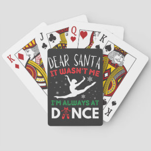Lieve Kerstman Het Was Ik Niet Ik Ben Altijd Op Ba Pokerkaarten