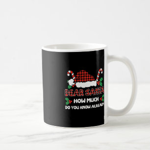 Lieve kerstman, hoeveel weet je al van Kerstmis? Koffiemok