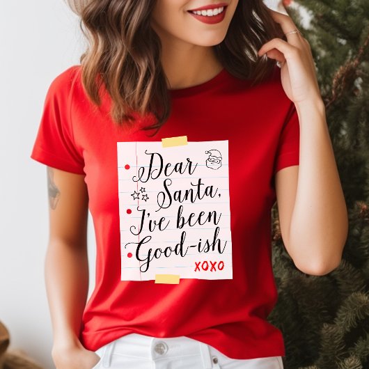 Lieve kerstman, ik ben een heerlijk grappige kerst t-shirt