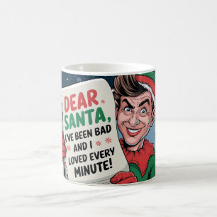 Lieve Kerstman, ik ben een slechte kerst elf leuk Koffiemok