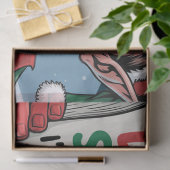 Lieve Kerstman, ik ben een slechte kerst elf leuk  Tissuepapier (Geschenk)
