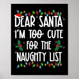 Lieve kerstman, ik ben te blij voor de lijst van d poster