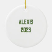 Lieve kerstman ik echt geprobeerd - personaliseren keramisch ornament (Achterkant)